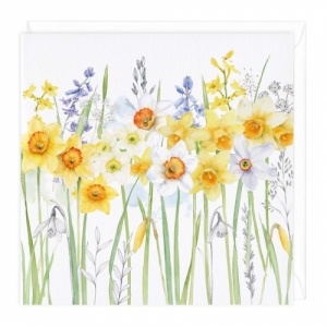 Pretty Flowers Blank Card